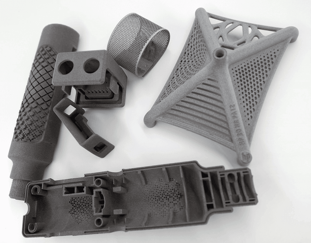 PA 11 and PA 12 MJF Sample Parts